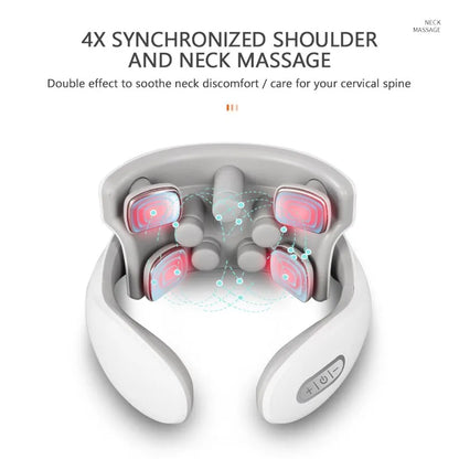 Compact Handheld Neck Massager for Pain Relief