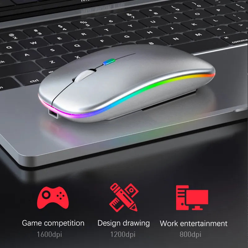 Compact Wireless Rechargeable Bluetooth Mouse