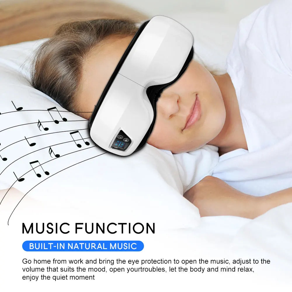 Relaxing Eye Massager with Air Pressure Therapy