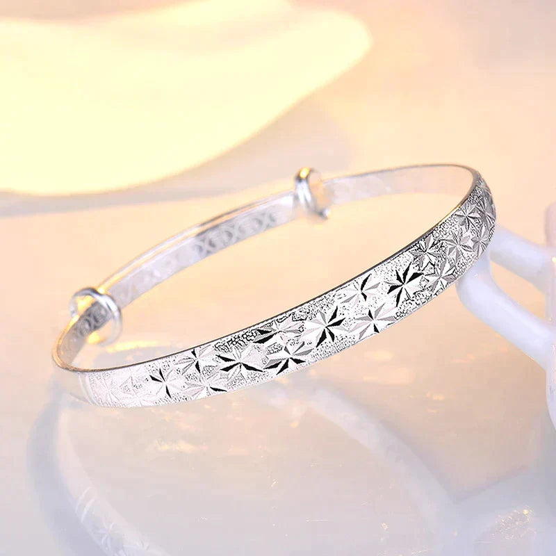 Shining Star Silver Charm Bracelet