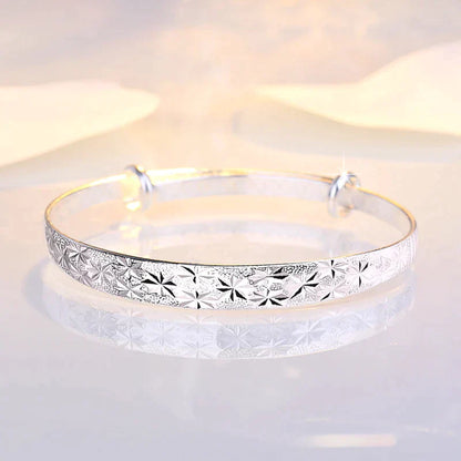 Shining Star Silver Charm Bracelet