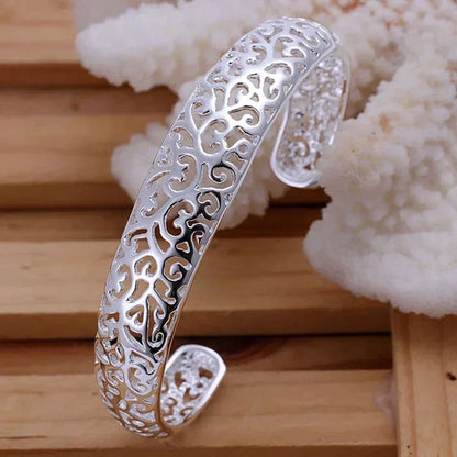 Beautiful Sterling Silver Filigree Bangle