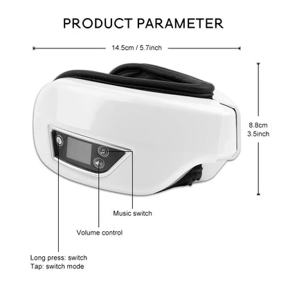 Advanced Airbag Eye Massager with Heat Function