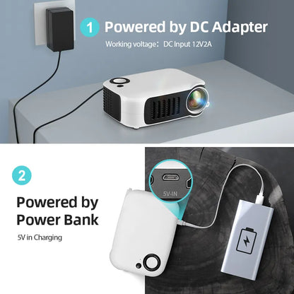 Compact Home Theater Mini Projector
