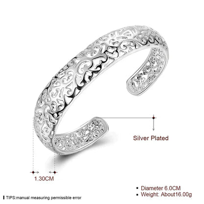 Beautiful Sterling Silver Filigree Bangle