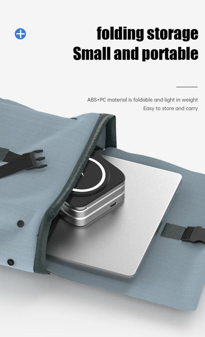Compact 3-in-1 Foldable Phone Charging Dock