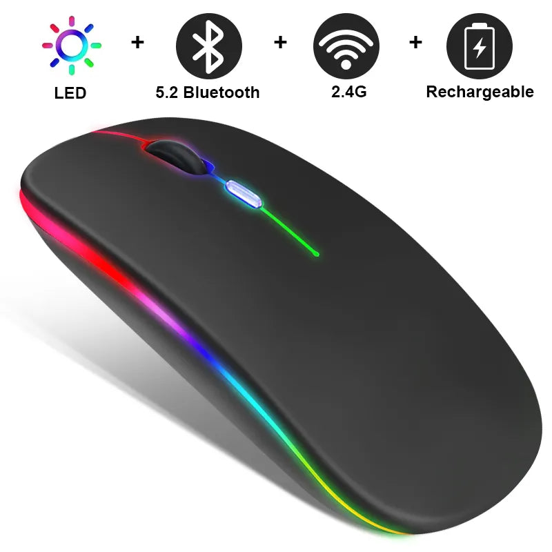 Compact Wireless Rechargeable Bluetooth Mouse