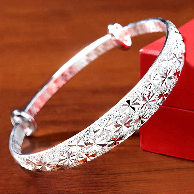 Shining Star Silver Charm Bracelet