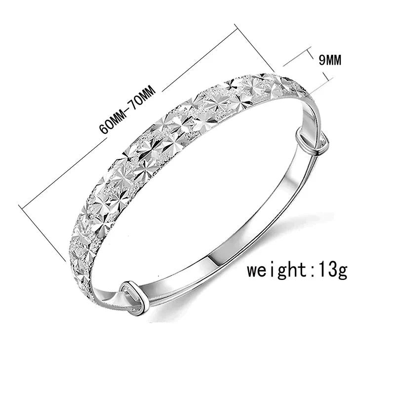 Shining Star Silver Charm Bracelet