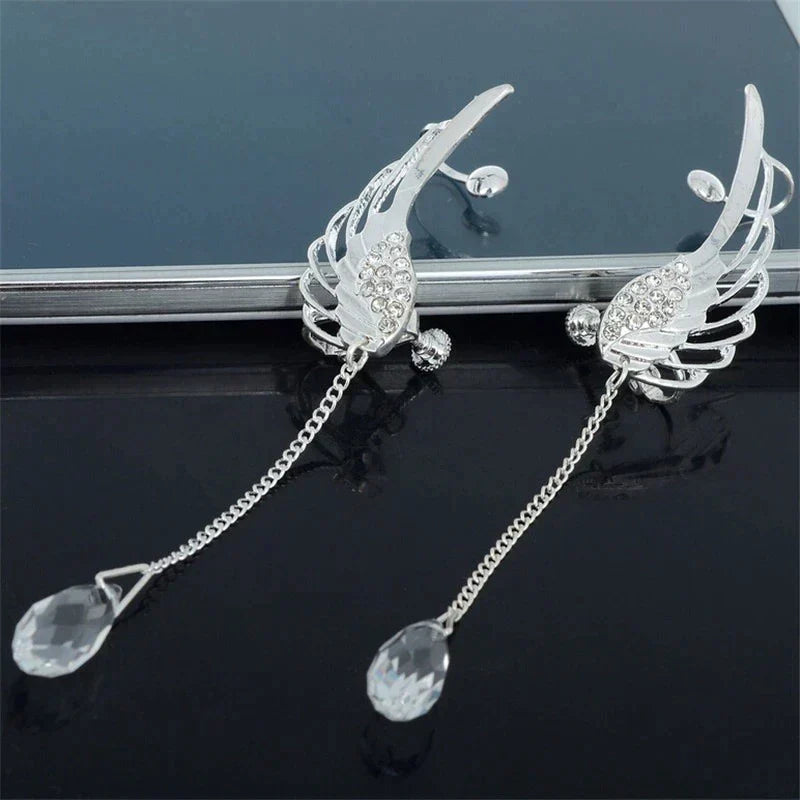 Beautiful Wing Shaped Drop Earrings