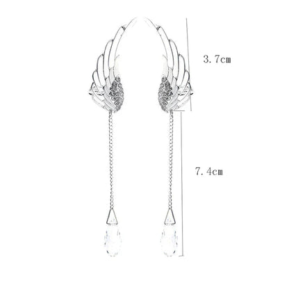 Beautiful Wing Shaped Drop Earrings
