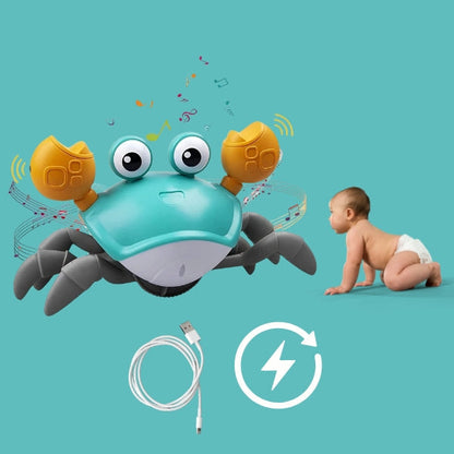 Interactive Musical Crawling Crab Toy
