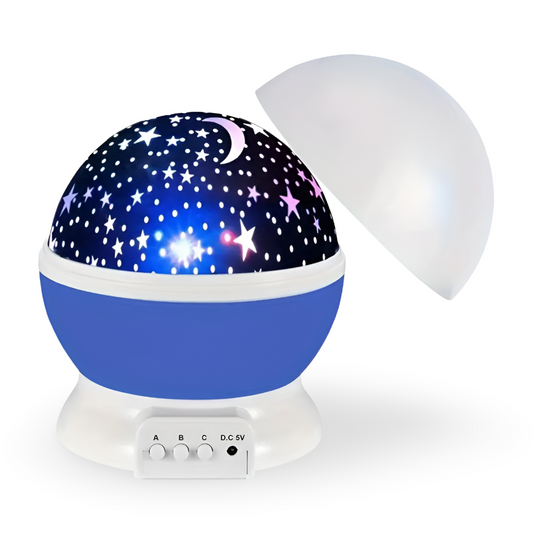 Colorful Galaxy Night Light with Rotating Star Pattern - Befez