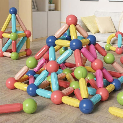 Colorful Magnetic Building Blocks Set
