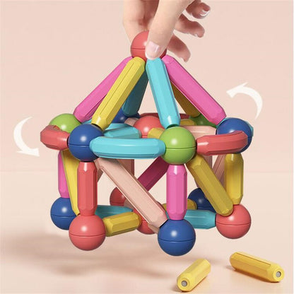 Colorful Magnetic Building Blocks Set