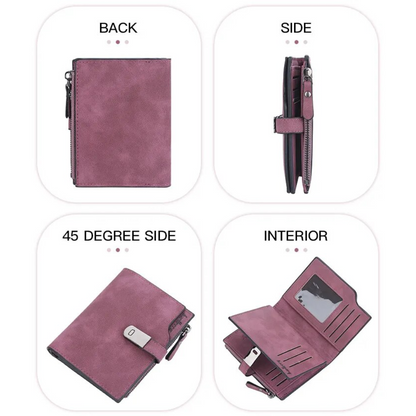 Secure Magnetic Leather Wallet Befez