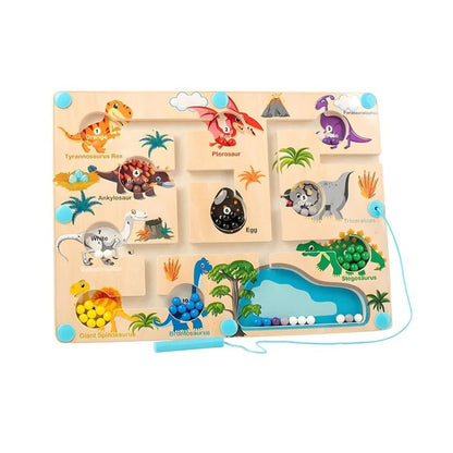 Fun Magnetic Dinosaur Maze Toy for Kids - Befez