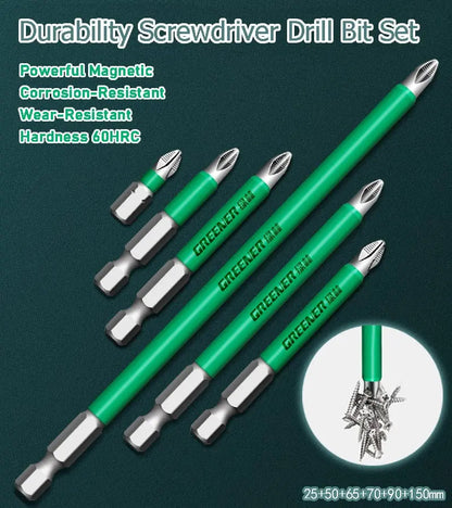Magnetic Drill Bit Set 6 Piece Kit - Befez
