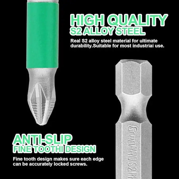 Magnetic Drill Bit Set 6 Piece Kit