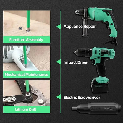 Magnetic Drill Bit Set 6 Piece Kit