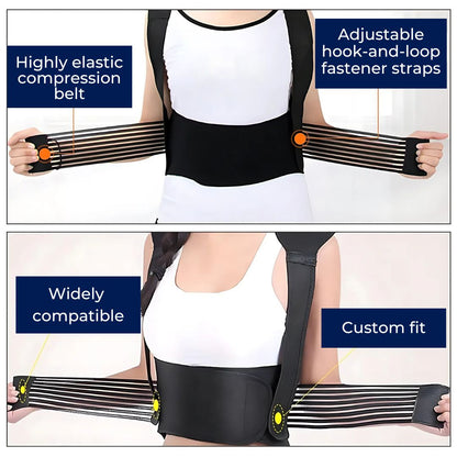 Warm Back Brace with Adjustable Heat Setting