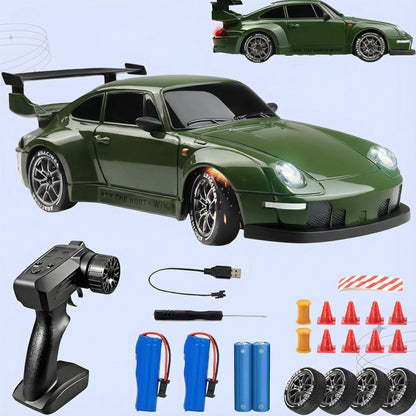 Fast RC Drift Car with LED Lights and 4WD