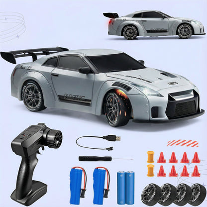 Fast RC Drift Car with LED Lights and 4WD