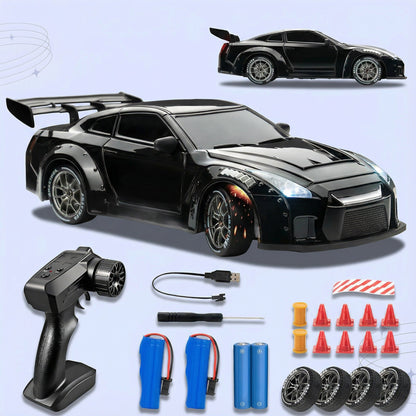 Fast RC Drift Car with LED Lights and 4WD - Befez