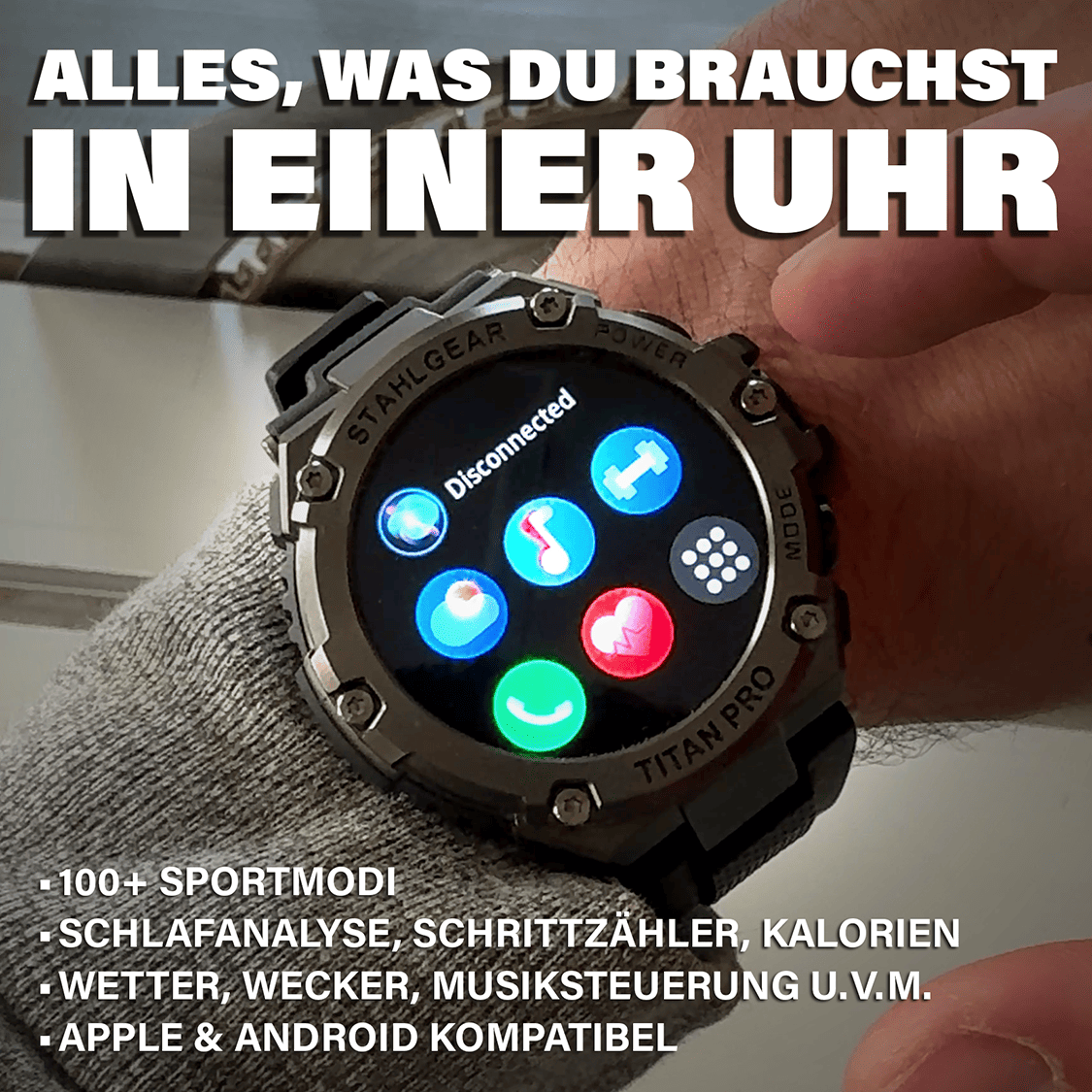 Tough Waterproof Smart Watch