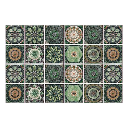 Stylish 24-Piece Vinyl Wall Tile Set