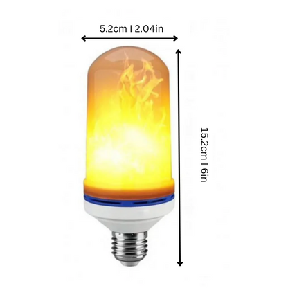 Warm Ambient Flicker LED Table Lamp