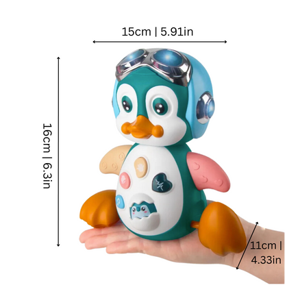 Cute Smiling Penguin Figurine
