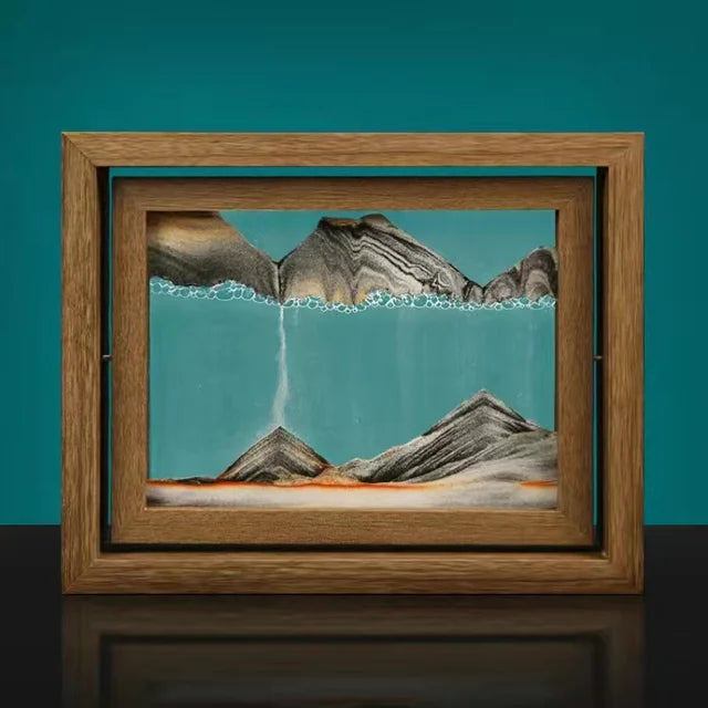 Soothing Rotating Sand Art Desk Decoration