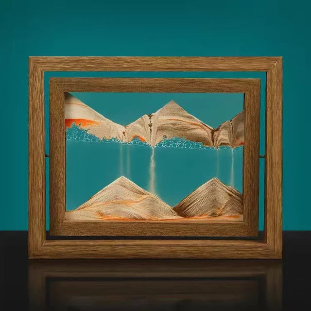 Soothing Rotating Sand Art Desk Decoration