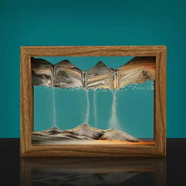 Soothing Rotating Sand Art Desk Decoration