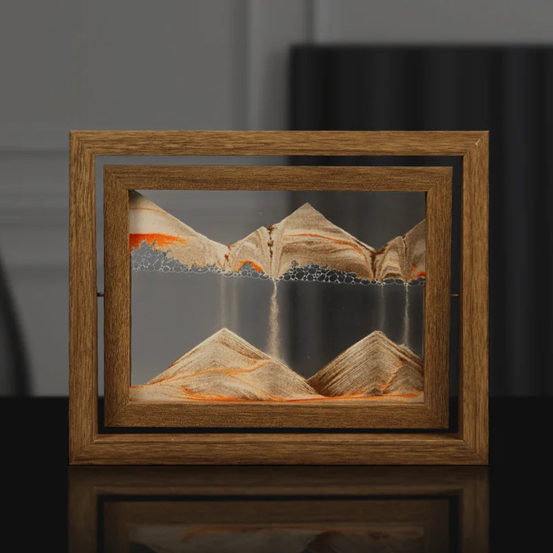 Soothing Rotating Sand Art Desk Decoration