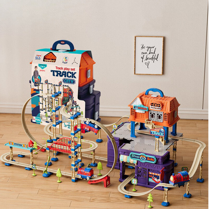 Ultimate Kids Train Set with Tracks and Tunnels