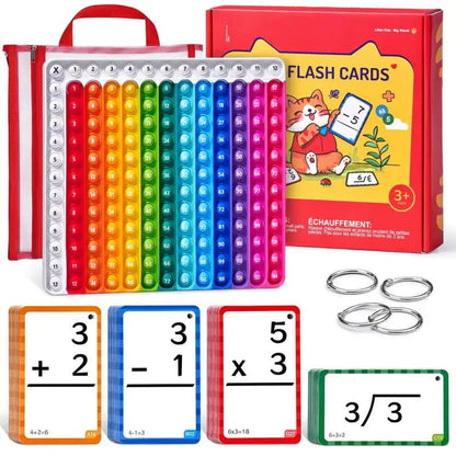 Fun Math Puzzle Cards with Pop It Feature - Befez