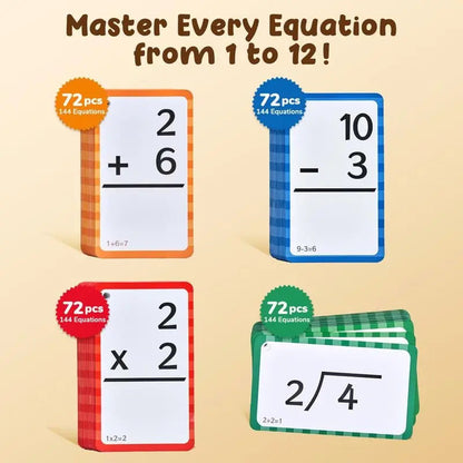 Fun Math Puzzle Cards with Pop It Feature