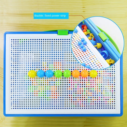 Colorful Wooden Block Puzzle Set for Kids 3+ Years