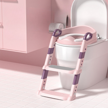 Compact Foldable Potty Trainer for Toddlers with Safety Features