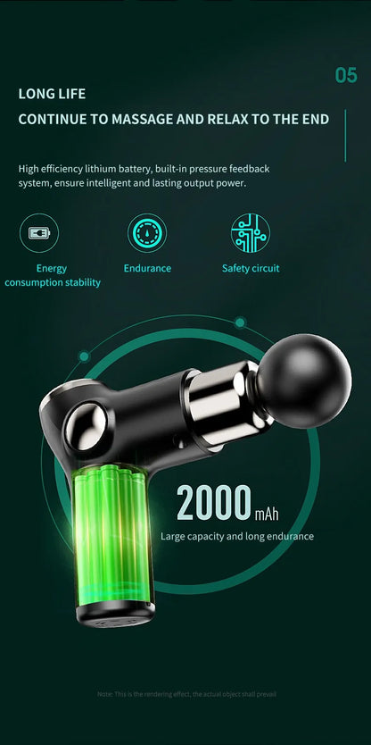 Compact Handheld Massager for Sore Muscle Relief