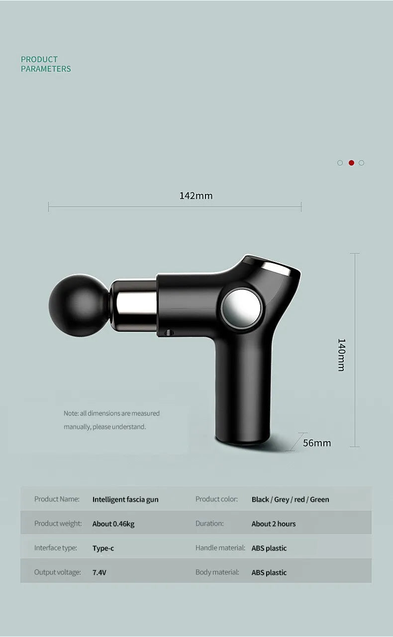 Compact Handheld Massager for Sore Muscle Relief