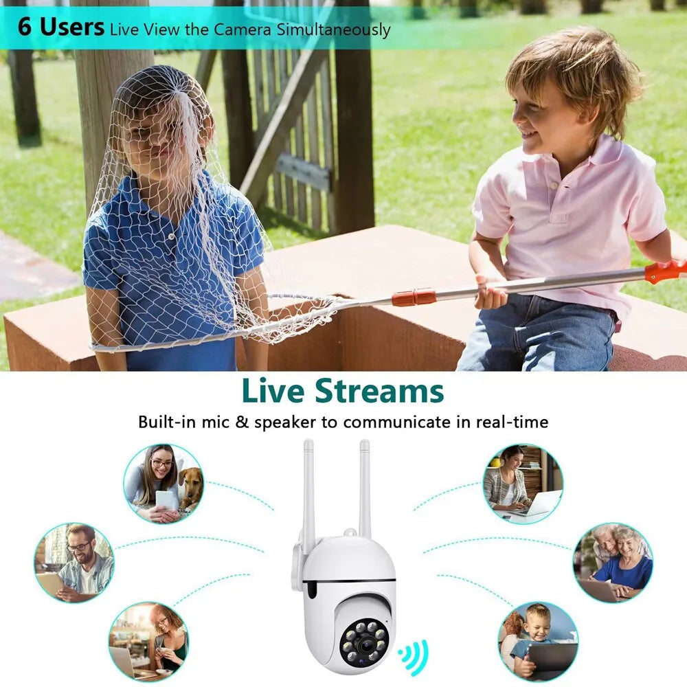 Wireless Home Security WiFi Camera System