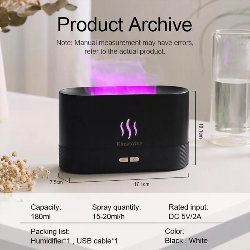 Compact Aroma Diffuser with Cool Mist Humidifier