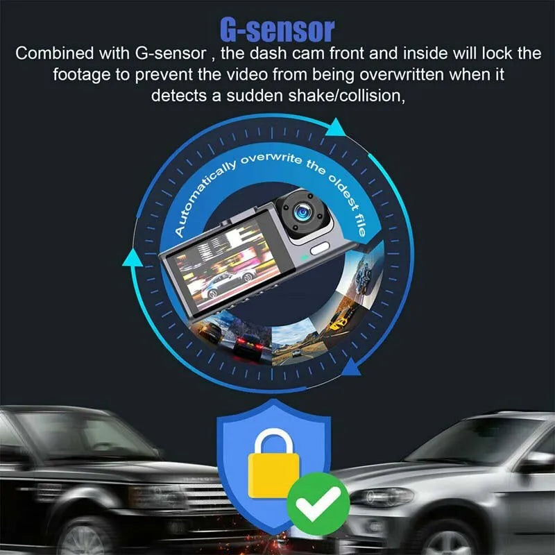 HD Night Vision Car Dash Camera with IR