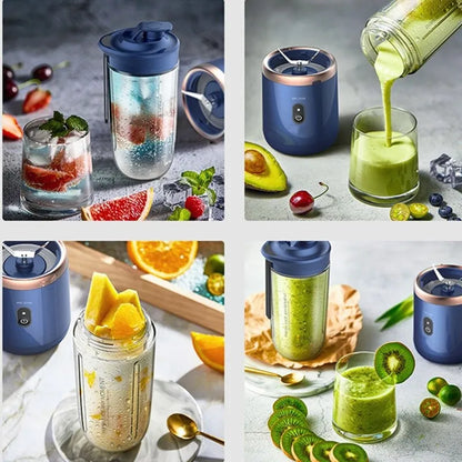 Compact Electric Juicer for Home and Travel Use