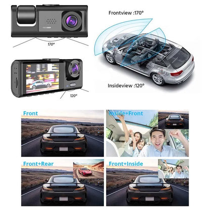 HD Night Vision Car Dash Camera with IR