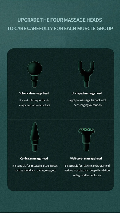 Compact Handheld Massager for Sore Muscle Relief