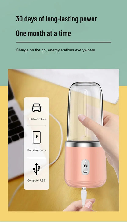 Compact Travel Blender | Electric Smoothie Maker